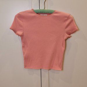Topshop Ribbed Baby Tee